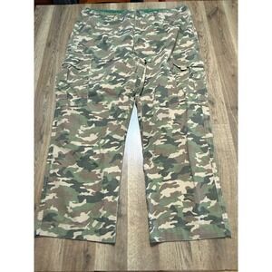 Gander MTN. Pants, Men's Size 46x30, Green Brown, Camoflauge, Straight, Cargo